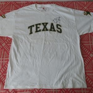 NHL Texas stars hockey tshirt signed XL white hanes tagless y2k